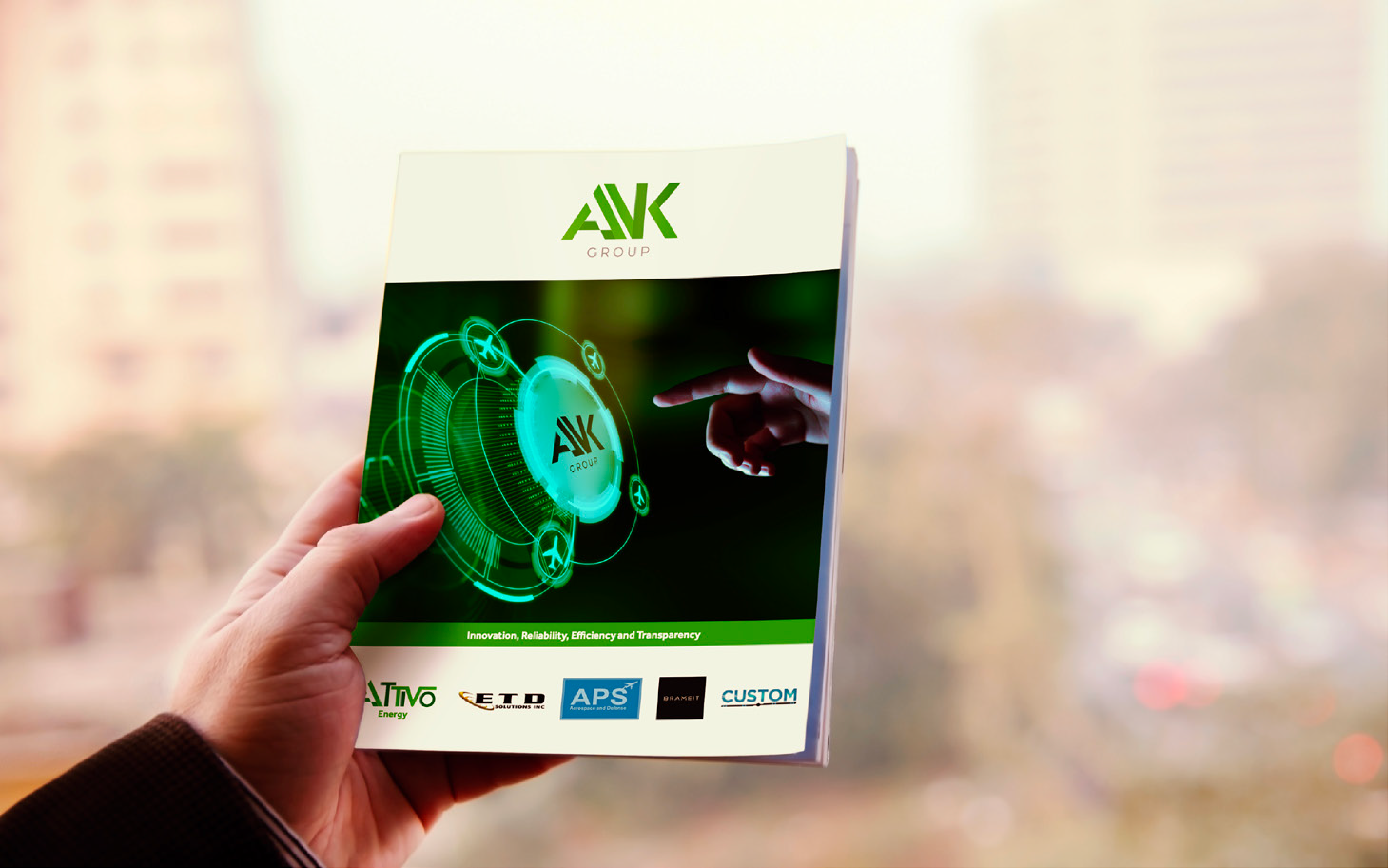 Sistema Editorial AVK Group — Arquitectura editorial diseñada por Innothink