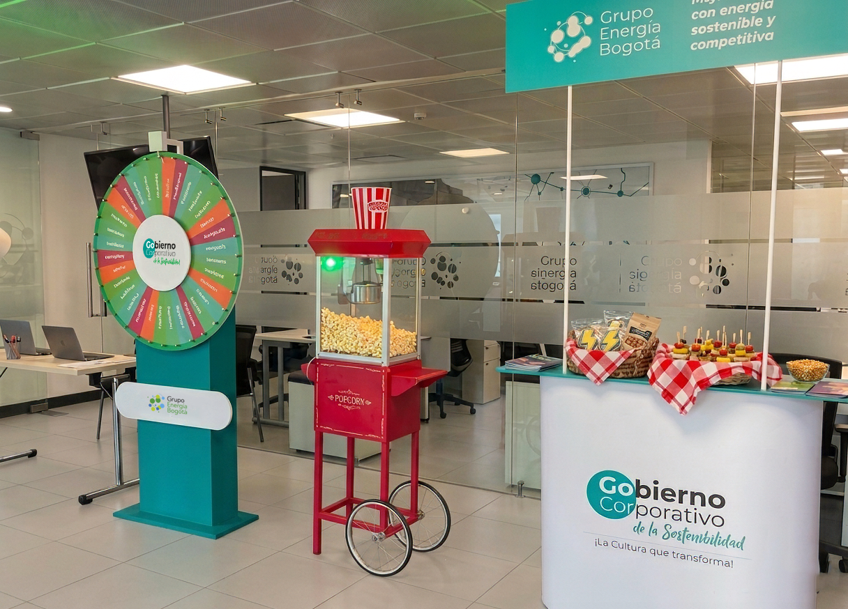Semana GEB — Activación de marca Grupo Energía Bogotá, diseñada por Innothink